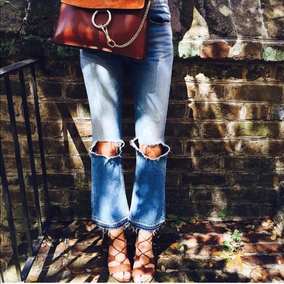 Rag and bone flare cropped jeans high waisted - Picture 2 of 5